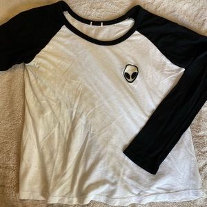 Brandy Melvin alien quarter length sleeve